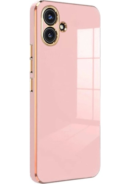 Samsung Galaxy A06 Uyumlu Kılıf Bark Volet Silikon Pembe