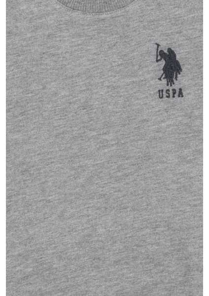 Çocuk Siyah Basic Bisiklet Yaka Sweatshirt 50269417