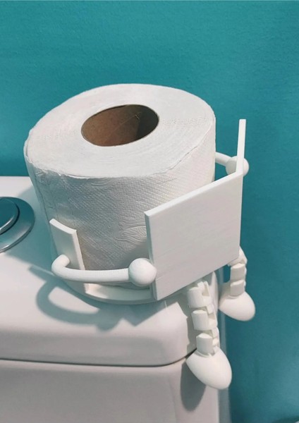 Eğlenceli Okuma Tuvalet Kağıdı Tutucu - Karakter Tasarımıyla Şık ve Pratik