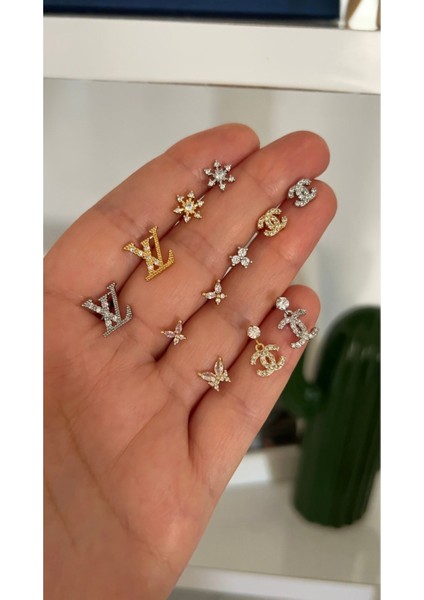 Cerrahi Çelik Gold Lv Marka Model Piercing , Tragus
