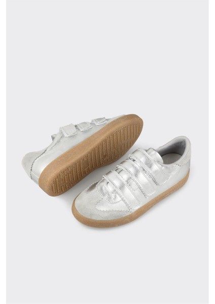 Lame Deri Kadın Spor Ayakkabı modelleri