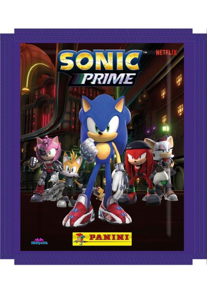Panini Sonic Prime Sticker Çıkartma Koleksiyonu 50 Paket (250 Adet Sticker) fırsatları