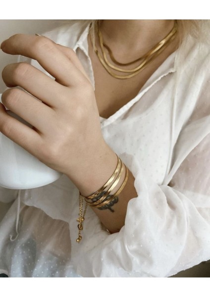 Çelik Italyan Zincir Bileklik fırsatları