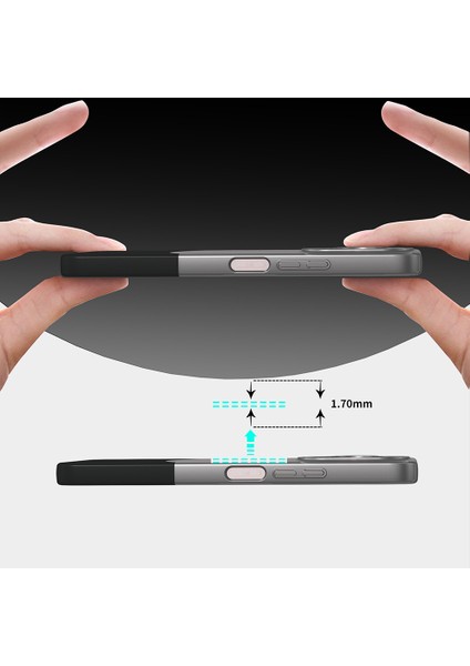 Xiaomi Redmi 13 4g Kılıf Duble Çift Renkli Ince Slim Kapak