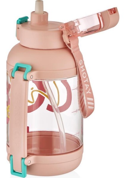 Life Su Matarası Tritan Pembe 1500ml