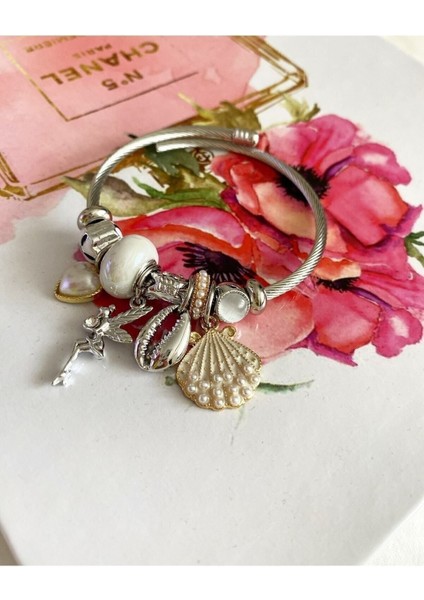 Çelik Bileklik Charm Bileklik