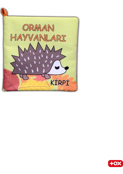 Orman Hayvanları Kumaş Sessiz Kitap - Bez Kitap