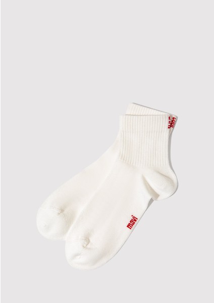 Beyaz Soket Çorap 0911605-620