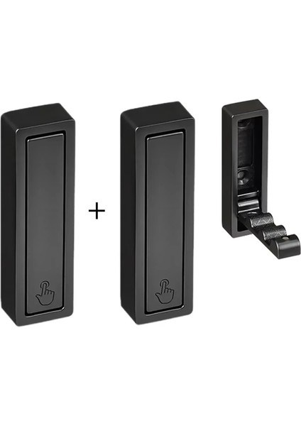 Çinko Kaplama Bas Açıl Pratik Askılık Anahtar Şapka Eşya Havlu Vb Askılık - AL5181 2 Adet