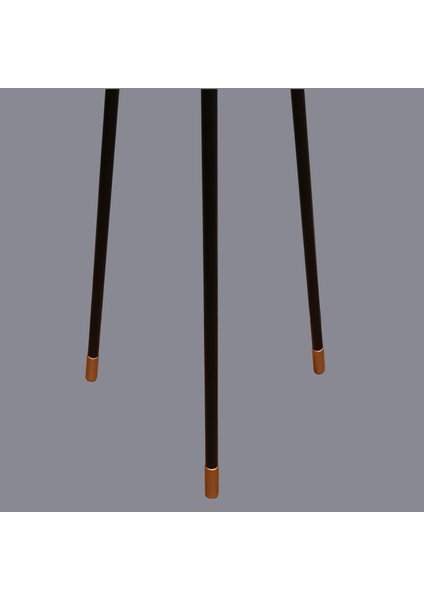 Seren Siyah Bronz Tripod Lambader