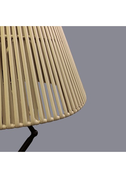 Seren Siyah Bronz Tripod Lambader