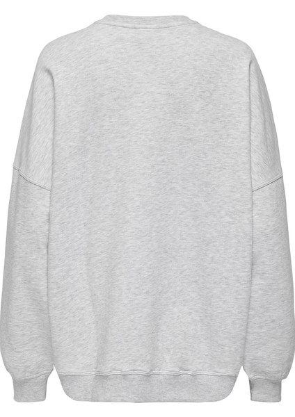 Relax Fit Bisiklet Yaka Uzun Kol Kadın Sweatshirt 15333285 fiyatları