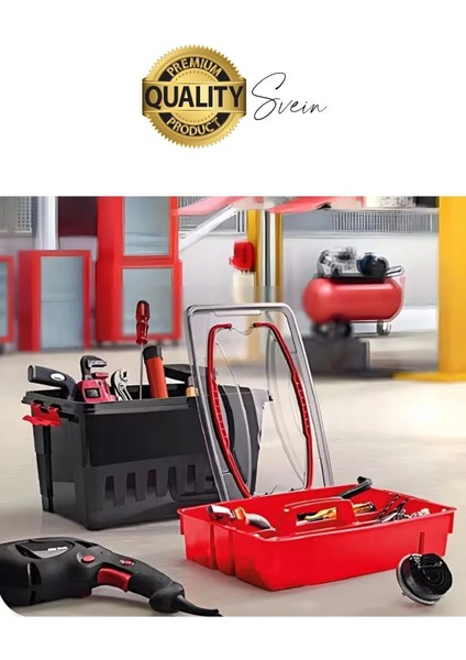 Premium 8 Lt Çok Amaçlı Tesisat Marangoz Malzeme Alet Takım Çantası Plastik Çivi Pense Vida Geniş indirimleri