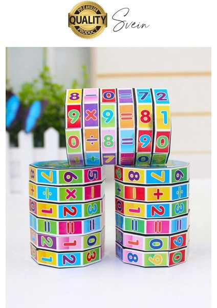 Özel Üretim Eğlenceli Toplama Çıkarma Çarpma Bölme Matematik Eğitici Küp Oyuncağı Zeka Geliştiren fiyatları