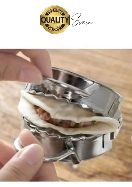 Pratik Metal Hamur Kapatıcı Çi Börek Mantı Kurabiye Poğaça Kalıbı Paslanmaz Çelik 17.5 cm 1 Adet modelleri