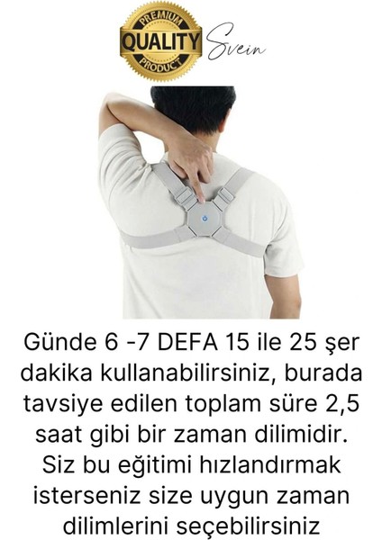Premium Sensörlü Ayarlanabilir Dik Duruş Korsesi fiyatları