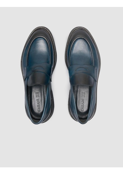 %100 Hakiki Deri Lacivert Erkek Klasik Ayakkabı fırsatları