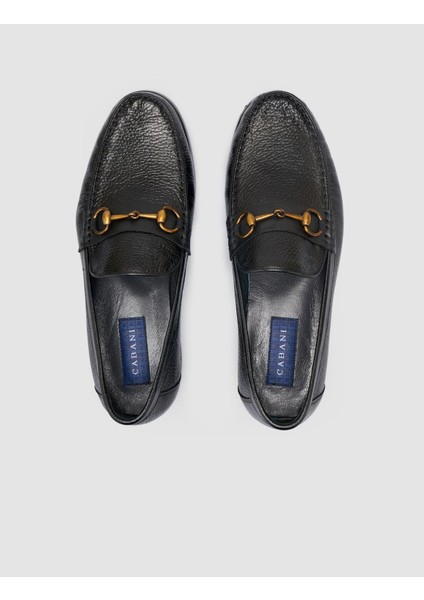 %100 Hakiki Deri Siyah Erkek Klasik Ayakkabı