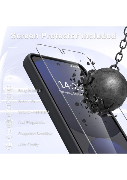Samsung Galaxy S24 Plus Kılıf Mat Magsafe Şarj Özellikli Hassas Butonlu Yumuşak Renkli Kenarlı + Ekran Koruyucu Cam Set 2in1