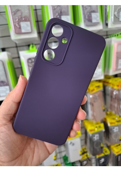 Samsung Galaxy A54 Kılıf Kamera Çıkıntılı Içi Kadife Yumuşak Dokulu Lansman Silikon Kapak