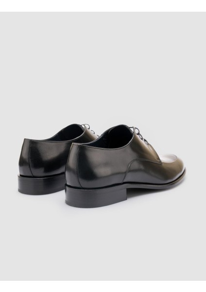 %100 Hakiki Deri Siyah Bağcıklı Erkek Klasik Ayakkabı modelleri