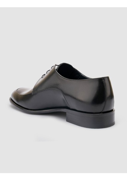 %100 Hakiki Deri Siyah Bağcıklı Erkek Klasik Ayakkabı indirimleri