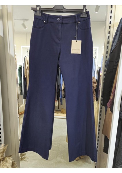 Ispanyol Paça Pantolon Lacivert