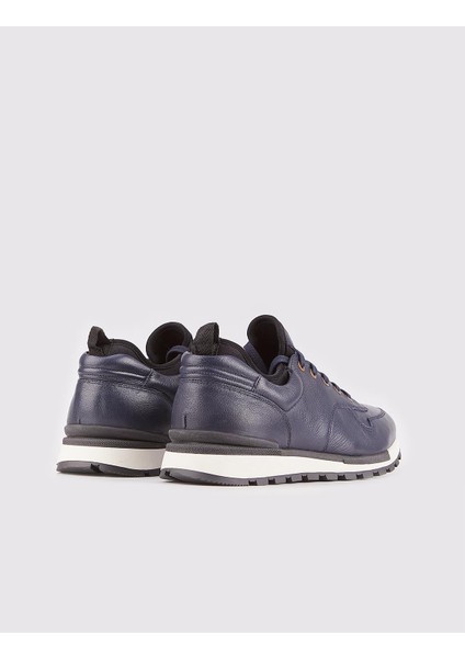 Erkek The Calabria Özel Tasarım Streç Detaylı Sneaker Ayakkabı 460E1181 Lacivert