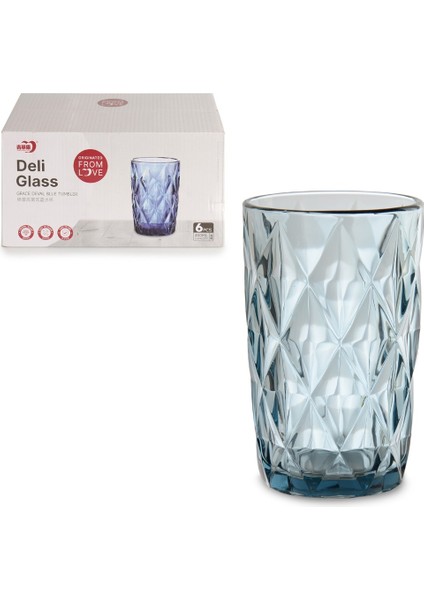 Ipek Meşrubat Bardağı 6'lı 400 ml Mavi KB155BN