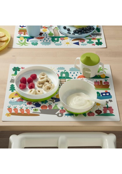 Smaglı Tabak Ve Kase Yeşil-Beyaz 2 Parça 30208348 fiyatları