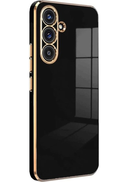 Samsung Galaxy A36 Uyumlu Kılıf Bark Volet Silikon Siyah