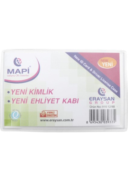 54X86 Pvc Yeni Ehliyet Kimlik Kabı 100 Lü 9101295 fiyatları