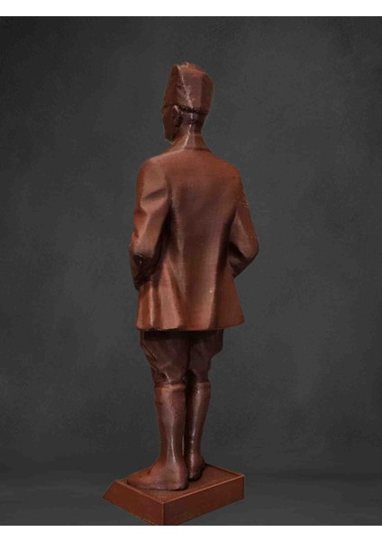 DEMİR MOBİLE PLA Plastik 3D Üretim 21 cm Imzalı Atatürk Biblo fiyatları