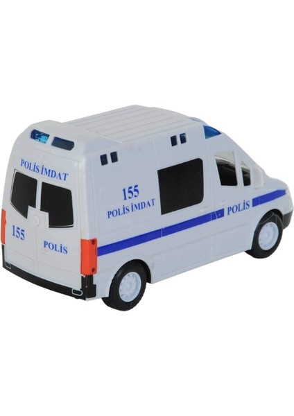 Sürtmeli Işıklı Sesli Pilli Polis Ekip Arabası 155 fiyatları