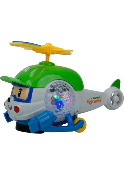 Helikopter Müzikli ve Işıklı Kendi Kendine Hareket Eden Oyuncak