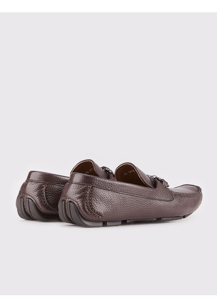 Erkek Toka Detaylı Loafer (Driving Shoes) Günlük Ayakkabı 347M472 Kahve