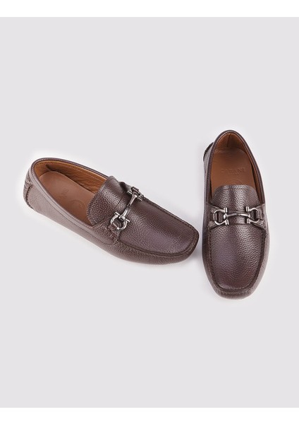 Erkek Toka Detaylı Loafer (Driving Shoes) Günlük Ayakkabı 347M472 Kahve