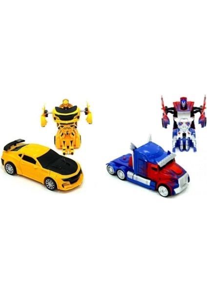 Bumblebee Optimus Prime Çek Bırak Robot Transformers Oyuncak Arabalar