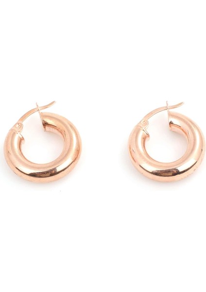 Gümüş Minik Halka Küpe