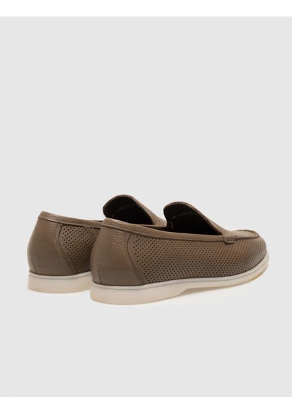 Hakiki Deri Vizon Erkek Loafer modelleri