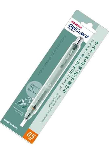 Delguard Mekanik Kurşun Kalem 0.5 mm Dumanlı Yeşil P-MA85-MBE
