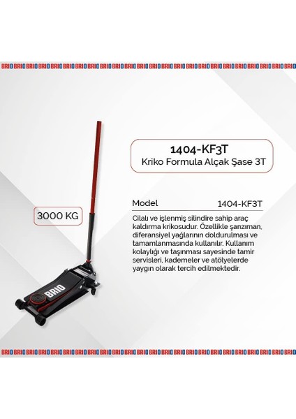 Kriko Formula Alçak Şase 3t