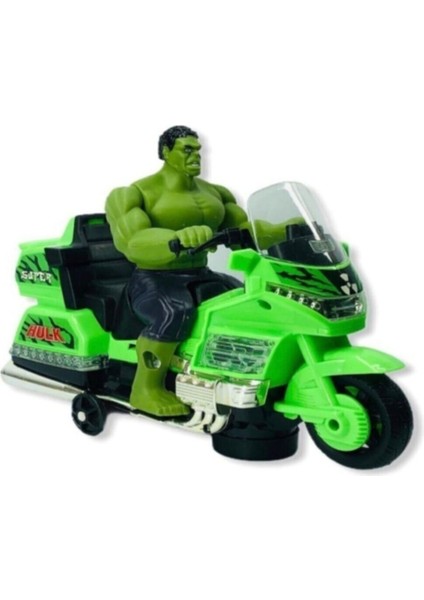 Hulk Motorlu Müzikli Işıklı Yerde Gezen Oyuncak