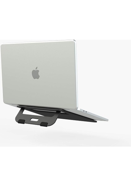 B1-13 Katlanabilir Notebook ve Macbook Standı (Black)