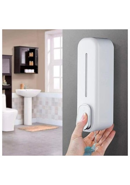 ® Beyaz Duvara Monte Sıvı Sabunluk Dispenser 300 ml fırsatları