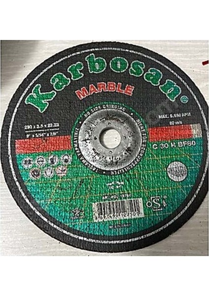 230 Luk Mermer Kesici ( Karbosan ) 230 mm