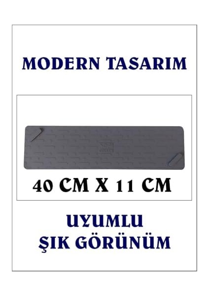 Duş Gideri Duş Gideri Kapağı Tıpası Böcek Önleyici Koku ve Su Geçirmez Yer Sifonu Kapağı Duş Kanalı (40 cm x 11 cm )