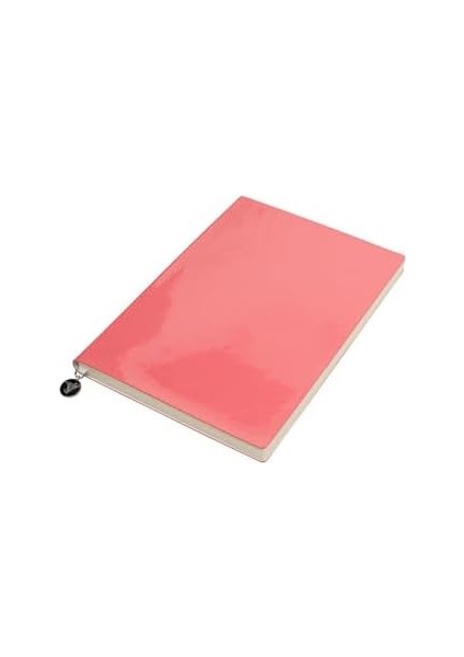 Rugan Esnek Kapak Çizgili Defter, 14.8X21 cm -Mercan