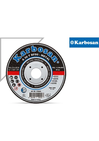 115 Lik Metal Kesici ( Karbosan ) 115 mm