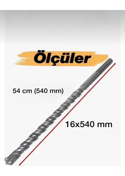 Sds Max Beton Delme Matkap Ucu 4 Elmaslı 16X540 mm fiyatları